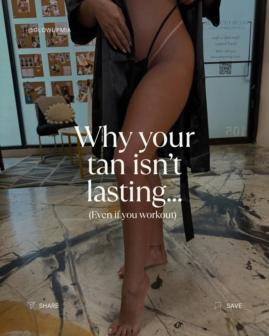 If your tan disappears the second you hit pilates or the gym&hellip; this one&rsquo;s for you.

A long lasting glow isn&rsquo;t luck, it&rsquo;s prep, product, and proper technique. ✨

Once you dial that in, your tan should survive sweat, showers, an