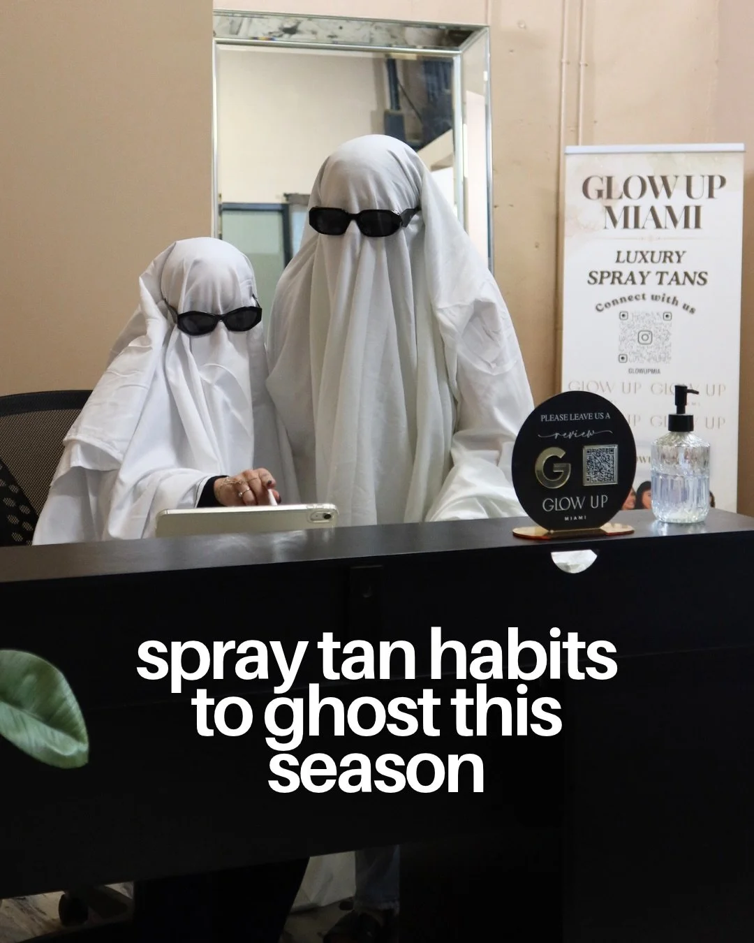 Consider this your sign to leave these in the past 👻

Here is what we&lsquo;re officially ghosting this season. Be honest Babe, which one are you guilty of? 

#SprayTanning #SprayTanTips #SprayTan #Halloween #Miami