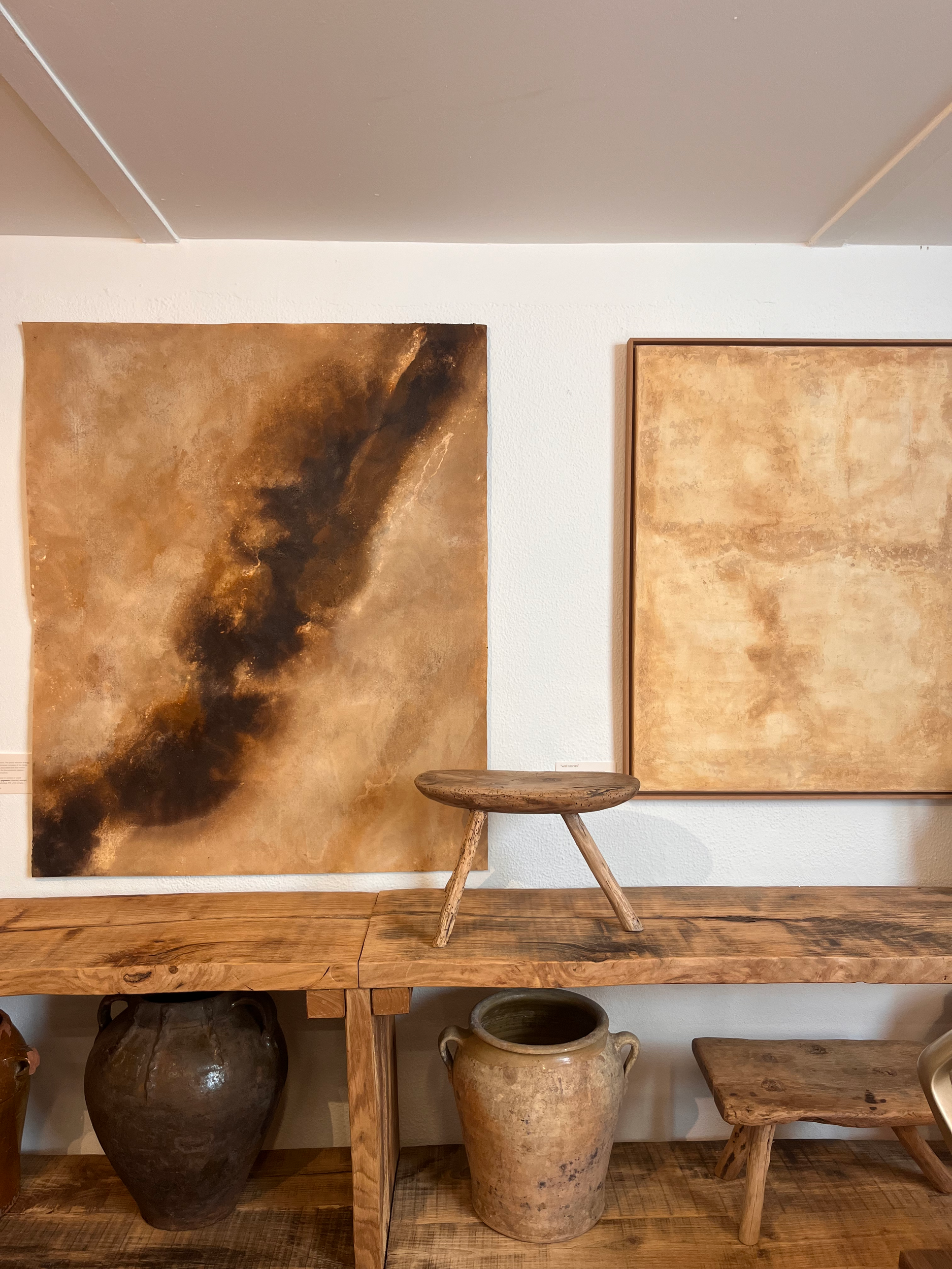 Shakti — original textured painting with natural materials by earthy & textured, Mallorca