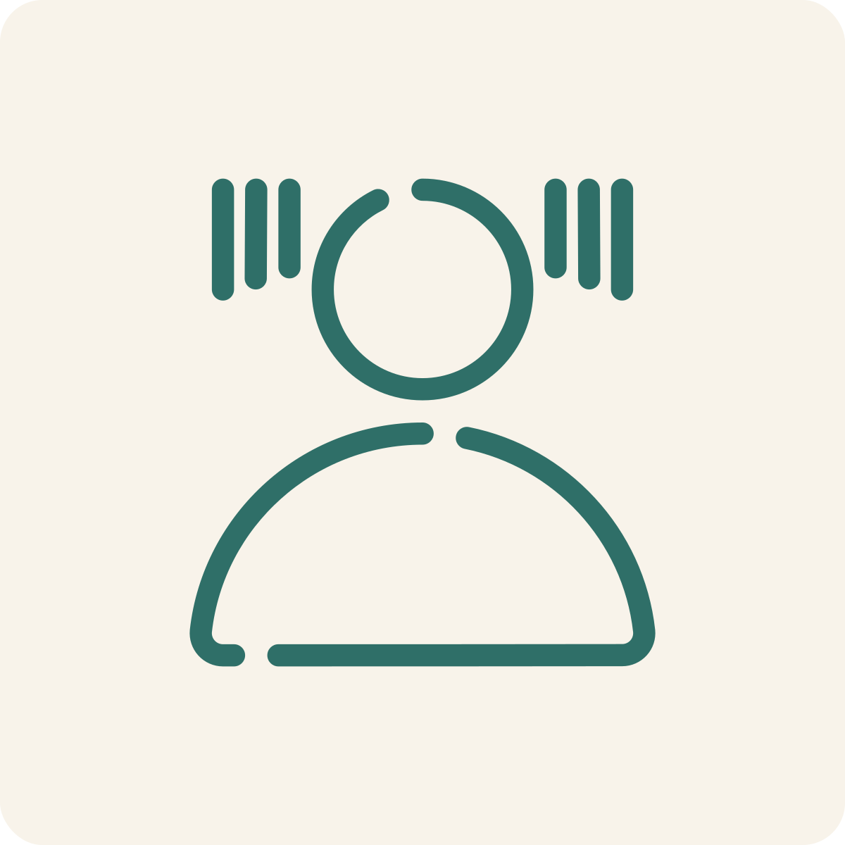 Minimalist line drawing of a person with hair styled in pigtails, wearing a top.