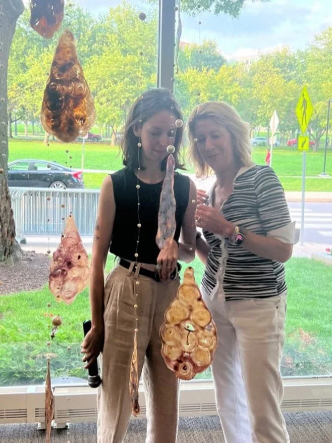 Taking a moment to savor all that is. Our beautiful magical uncertain lives. The beauty and fragility that we are #exquisitetears 
*
*
*
#contemporaryart #mixedmediacollage #installationview #installation_art