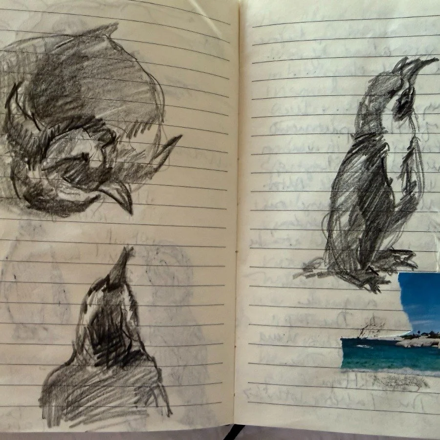✨ Notes from South Africa.

Moving through Cape Town and along the Garden Route &mdash; but as always, the real journey is through the sketchbook.

Between hikes around Table Mountain, time with the penguins at Boulders Beach, and visits to the Zeitz