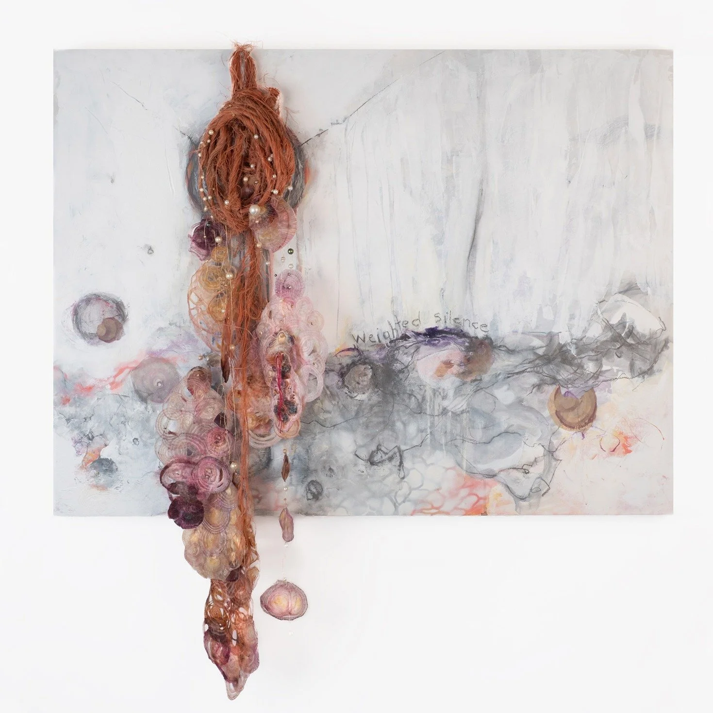 Words can feel inadequate. So I'll let the work speak.

heavy heart
tears silenced
a beautiful release

Weighted Silence &mdash; new from the studio. Somewhere between grief and gratitude, this piece found its way into being. 🤍

Photo: @NataleCaccam