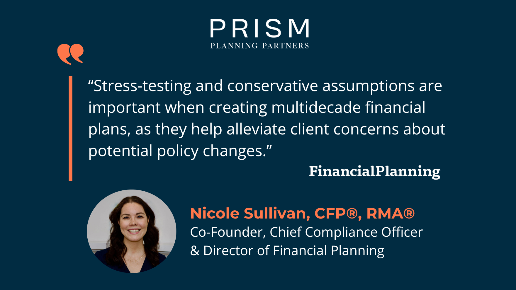 Nicole Sullivan on Policy Changes and Your Retirement — Featured in Financial Planning