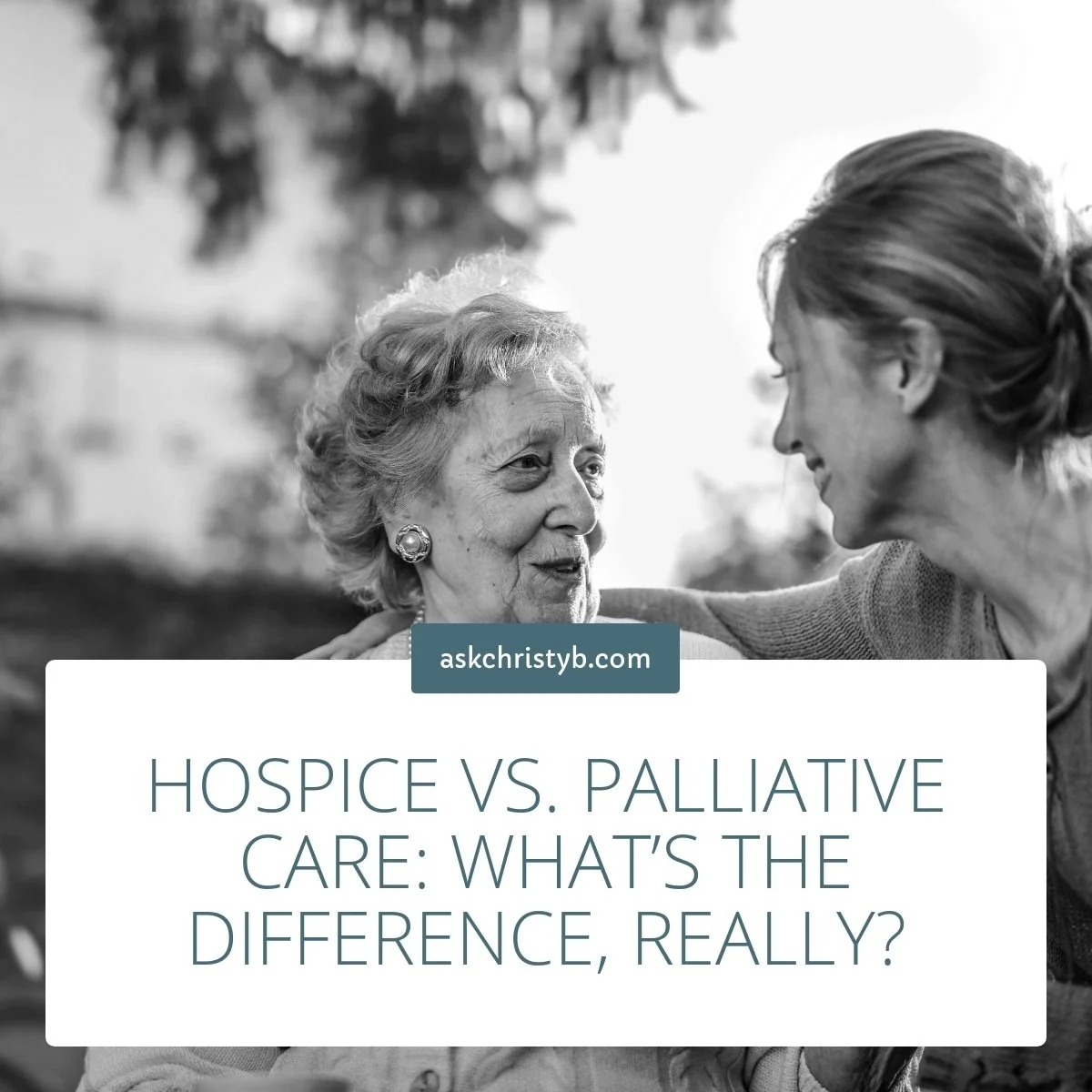 Hospice vs. Palliative Care: What’s the Difference, Really?
