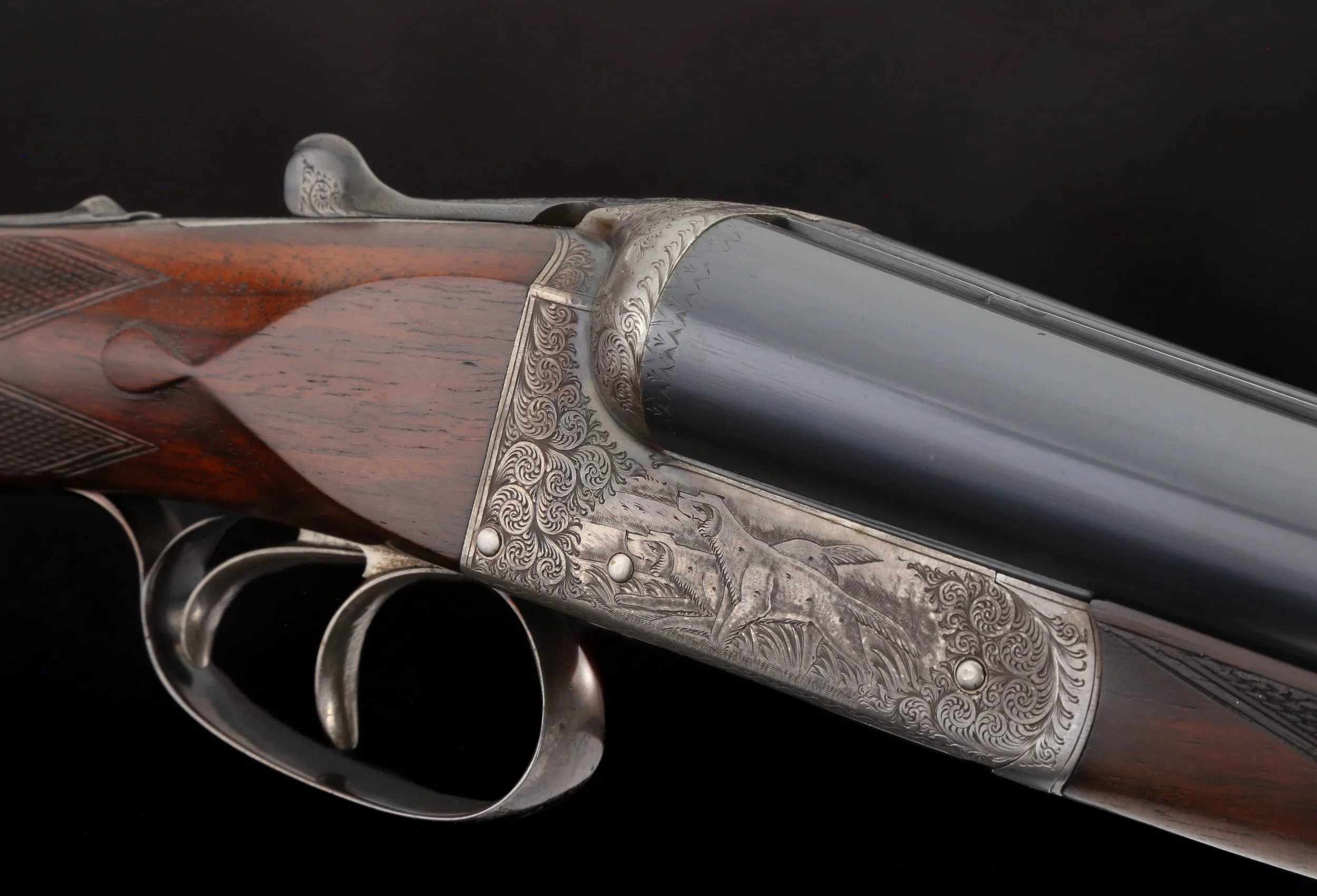 B. Halliday & Co 12-Bore Boxlock Ejector | Game Scene Engraved | 30" Sleeved Barrels