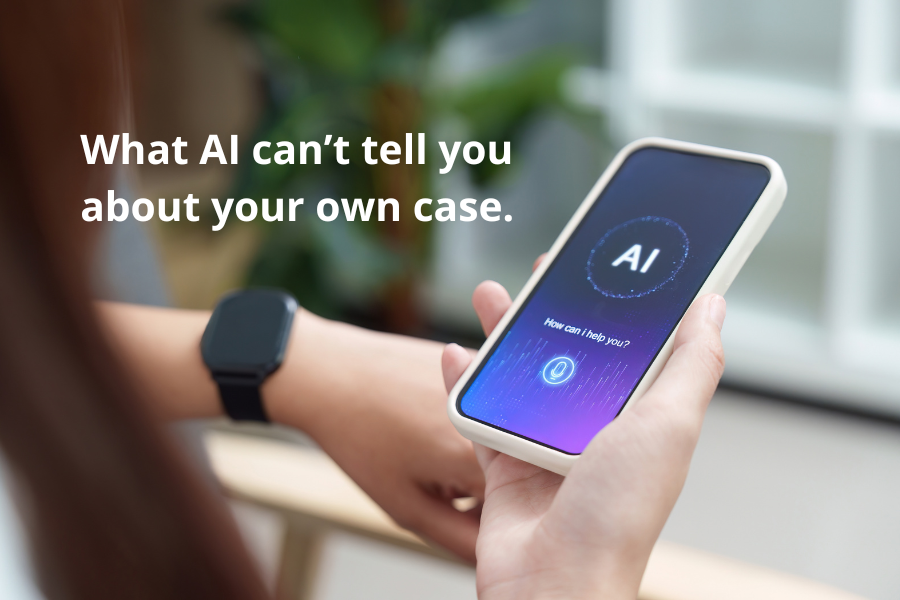What AI can't tell you about your own family law  matter