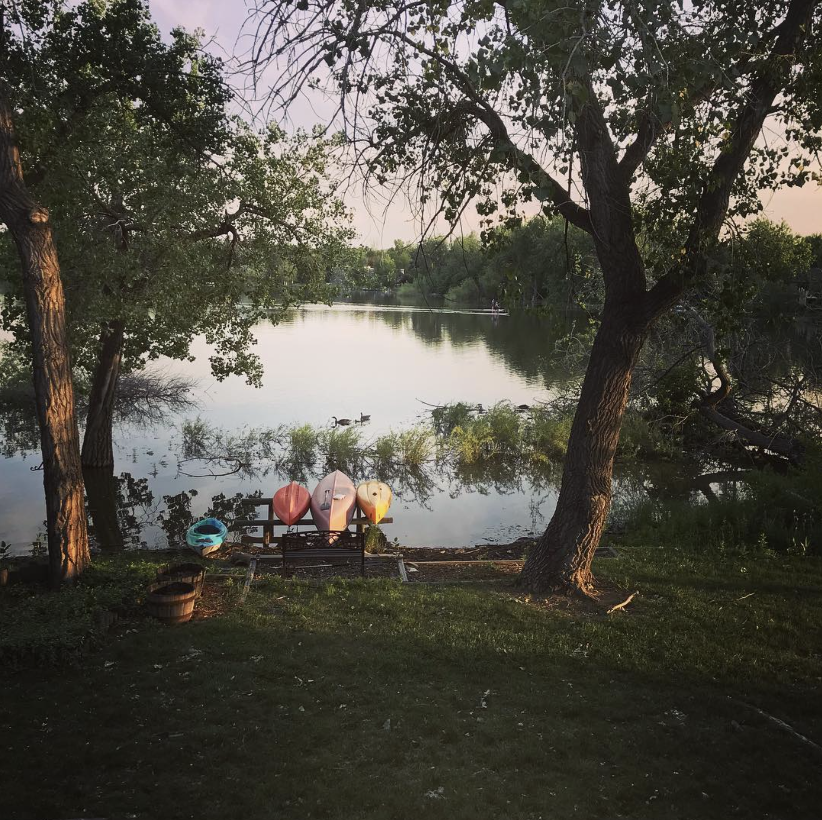 Warren Lake canoe launch Fort Collins, CO.