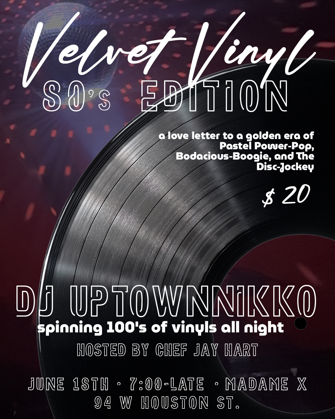 Velvet Vinyl: 80's Edition