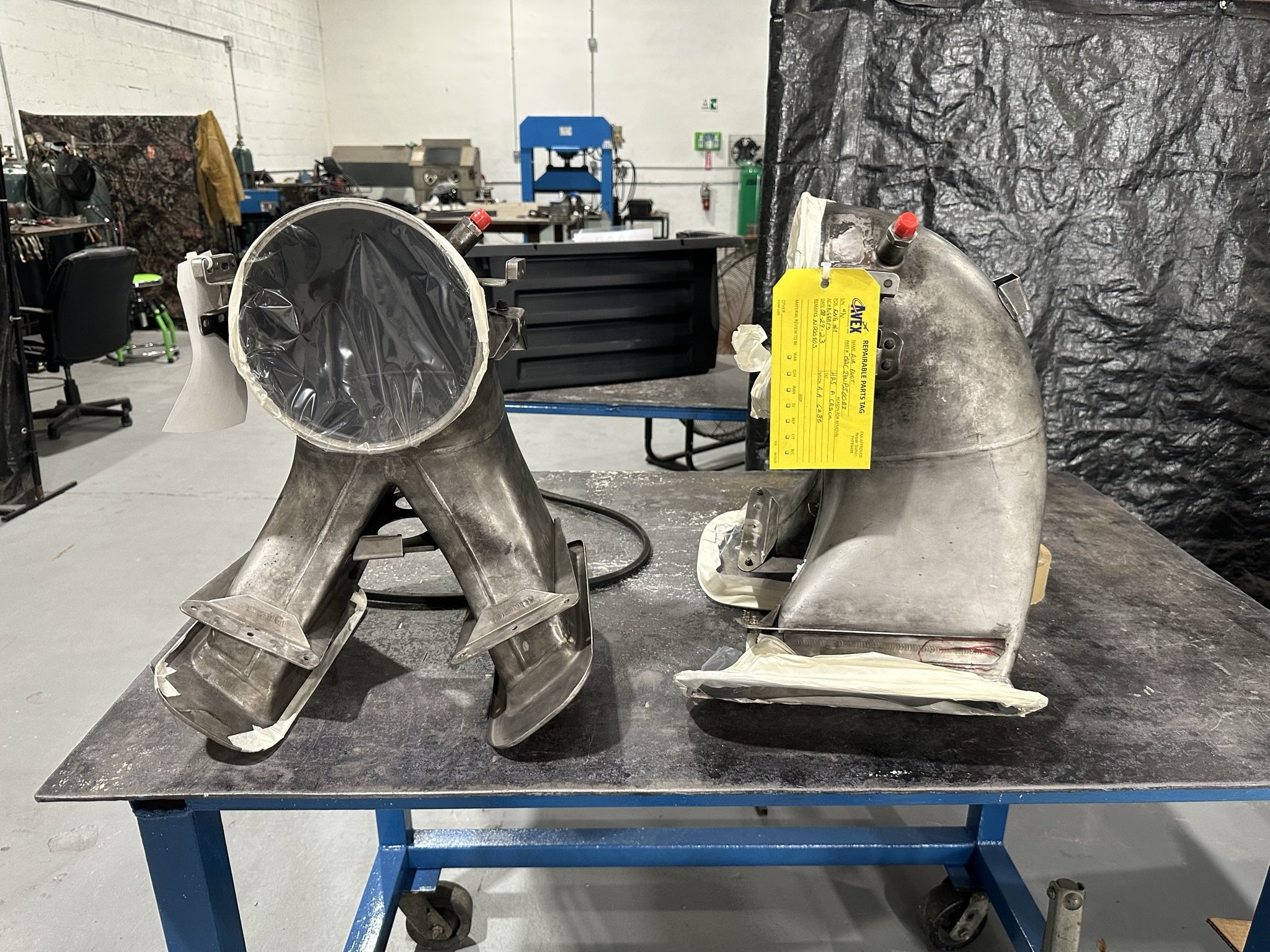 Ducting and Supply Line repairs  - FAA Part 145 Repair Station