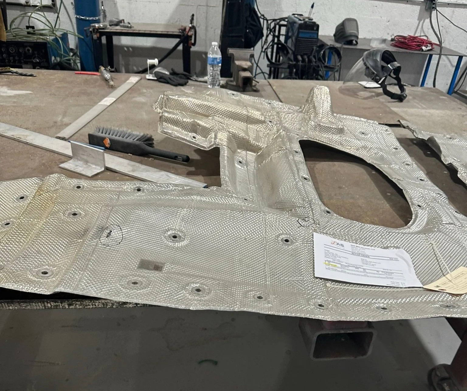 Aviation Heat Shield Repair - Part 145 Repair Station