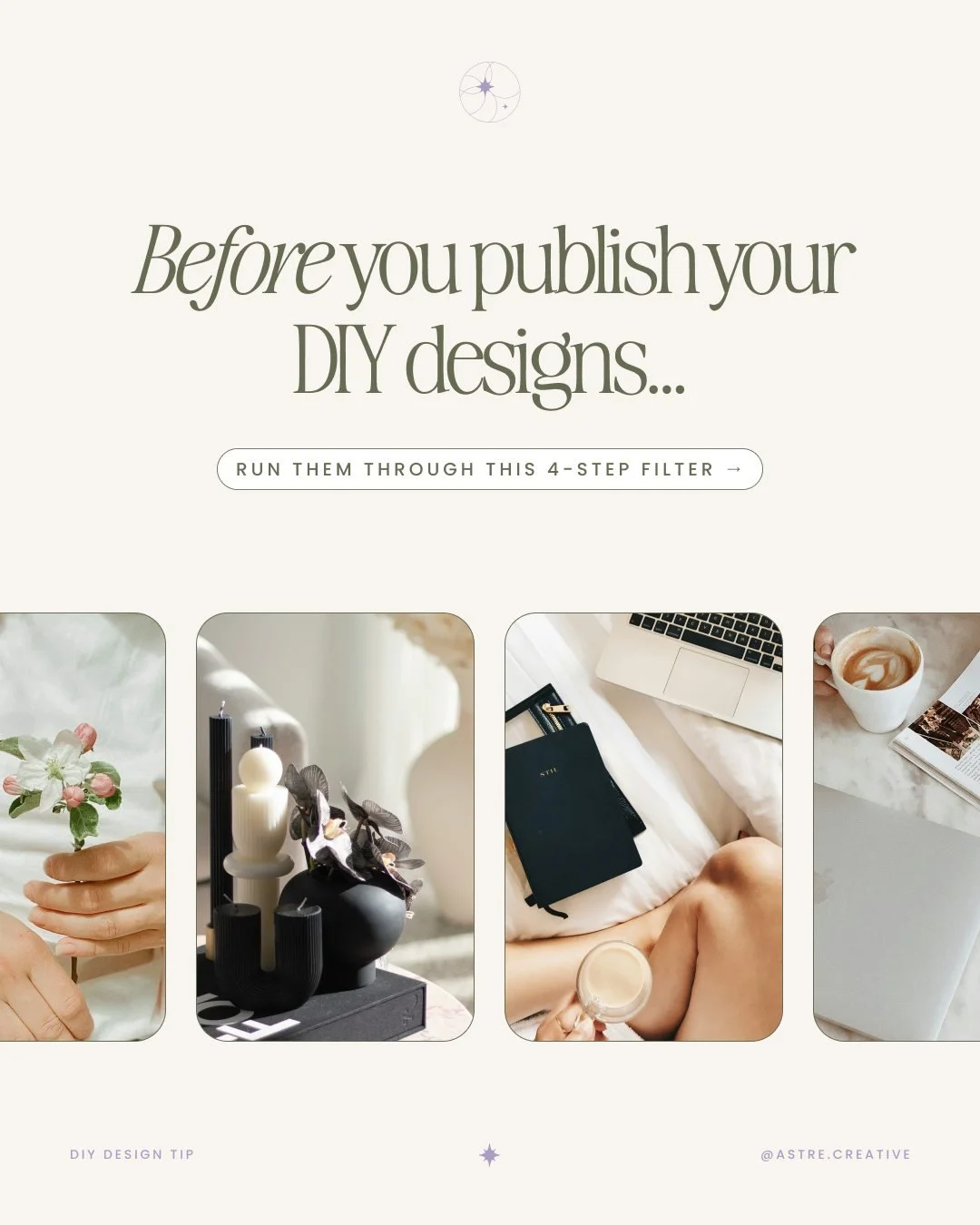 ✦ Gentle reminder that if you&rsquo;re in the DIY phase, it doesn&rsquo;t mean you&rsquo;re doing it badly. Not at all!

If you&rsquo;re building your brand across your site, socials or slides and want it to feel intentional (not just improvised) &md