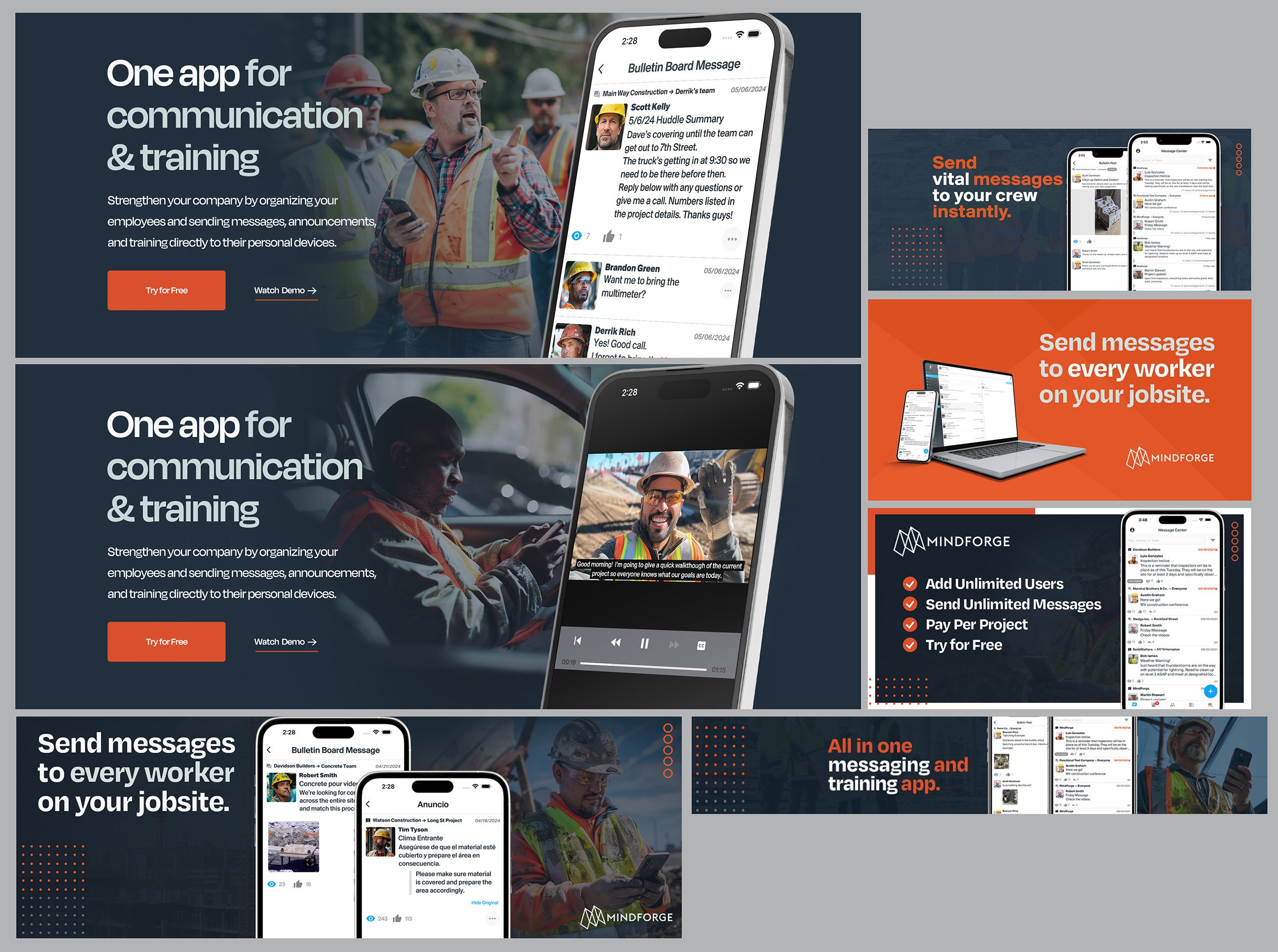 Branding assets developed for website, open graph, and social media pages