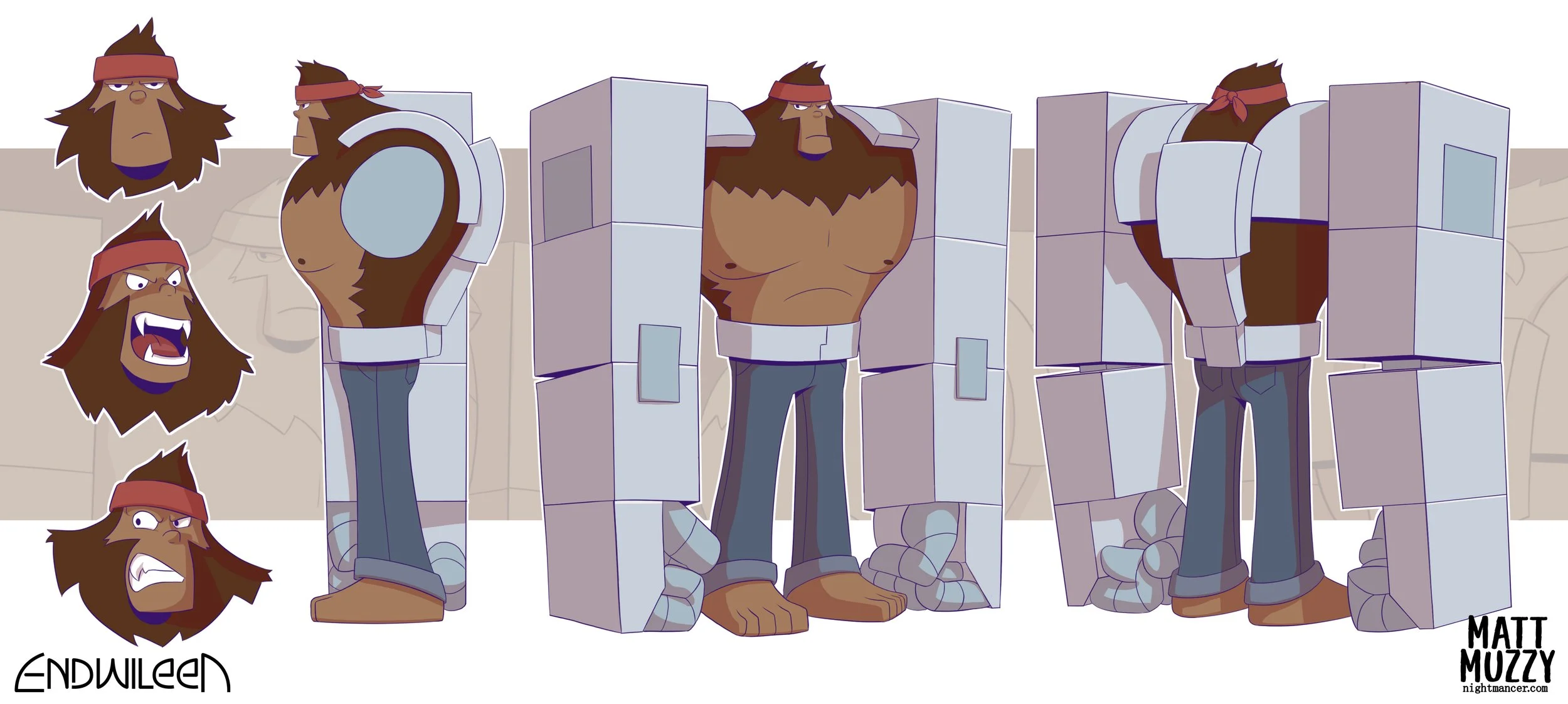 character design turn-around