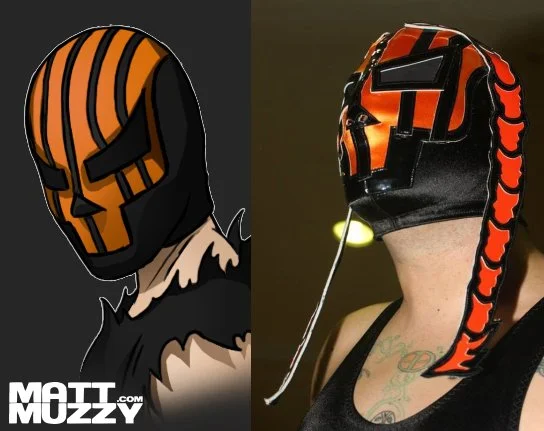 Wrestling gear design vs final mask