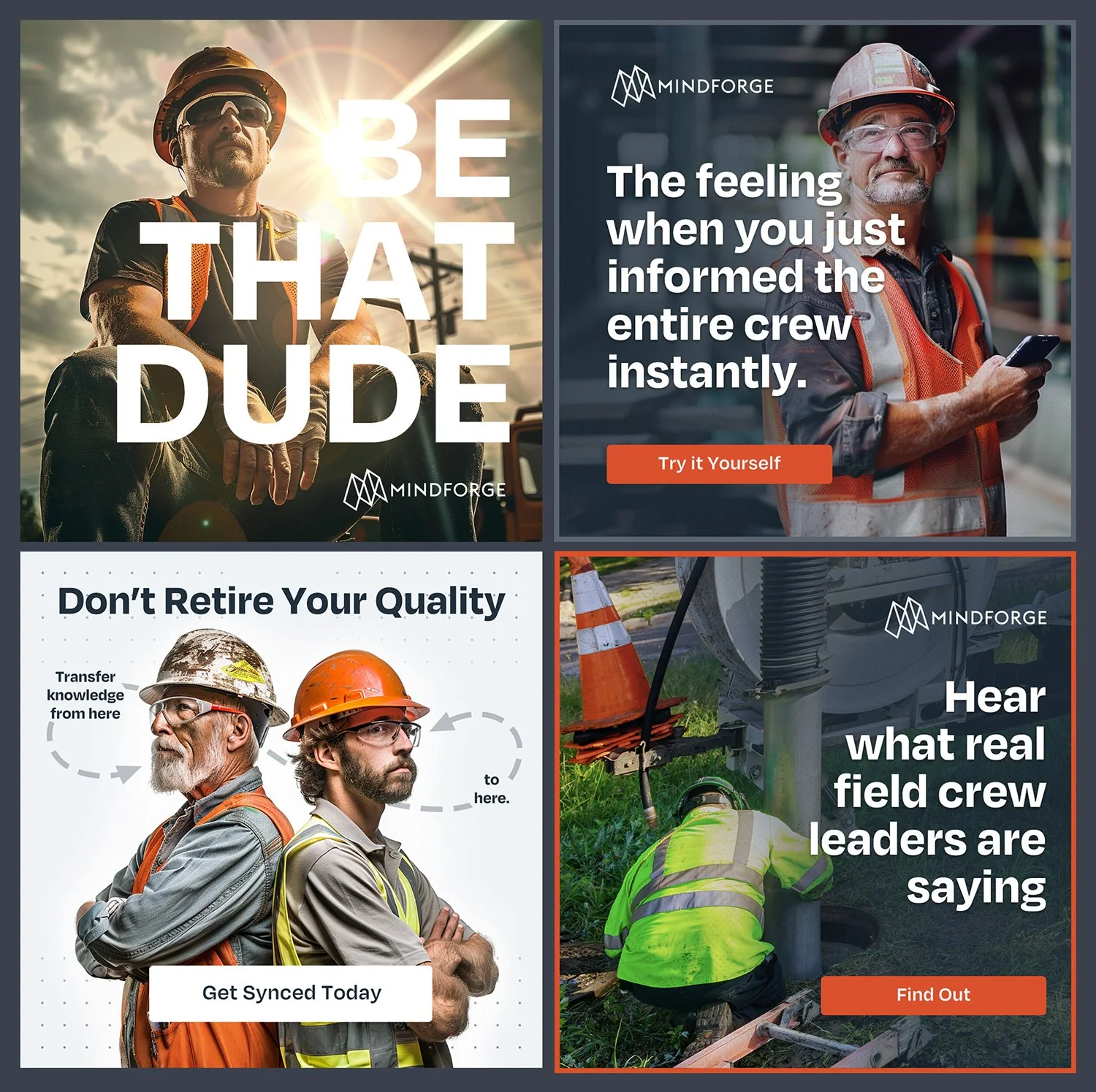 Web ads created for various paid channels