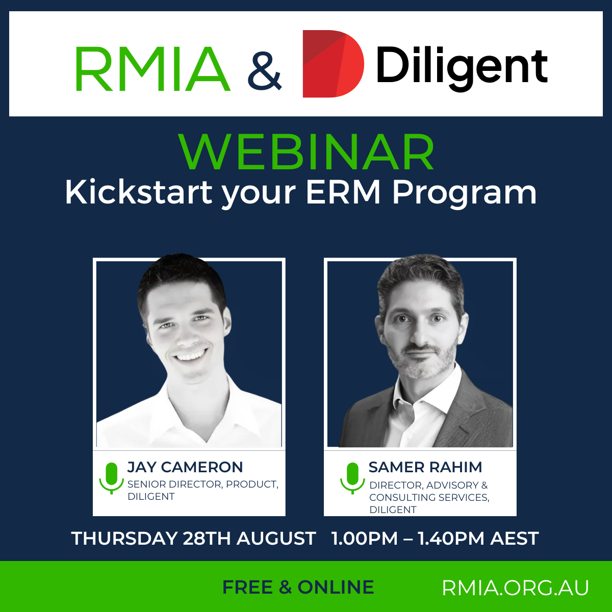 Diligent Webinar | Kickstart your ERM Program with Diligent Risk Management