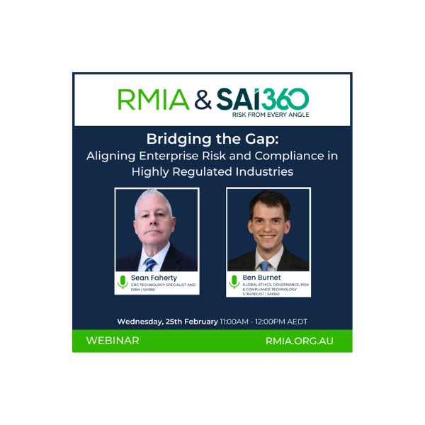 SAI360 Webinar | Bridging the Gap: Aligning Enterprise Risk and Compliance in Highly Regulated Industries