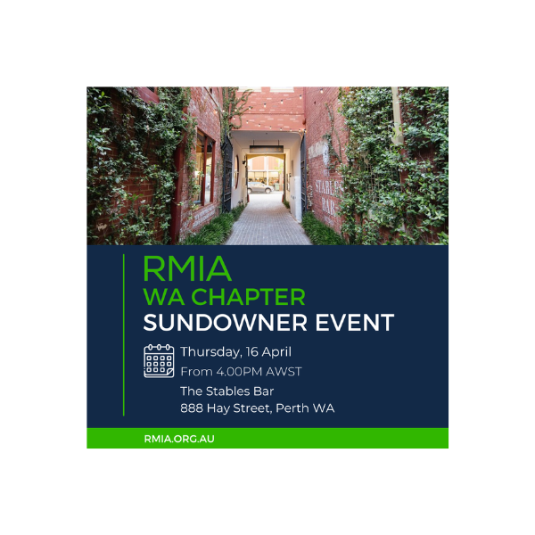RMIA WA Chapter | Sundowner Event