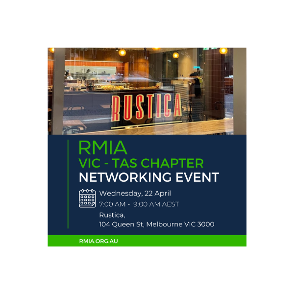 RMIA VIC-TAS Chapter | Networking Event