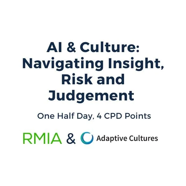 Adaptive Cultures | Workshop | AI &amp; Culture: Navigating Insight, Risk and Judgement