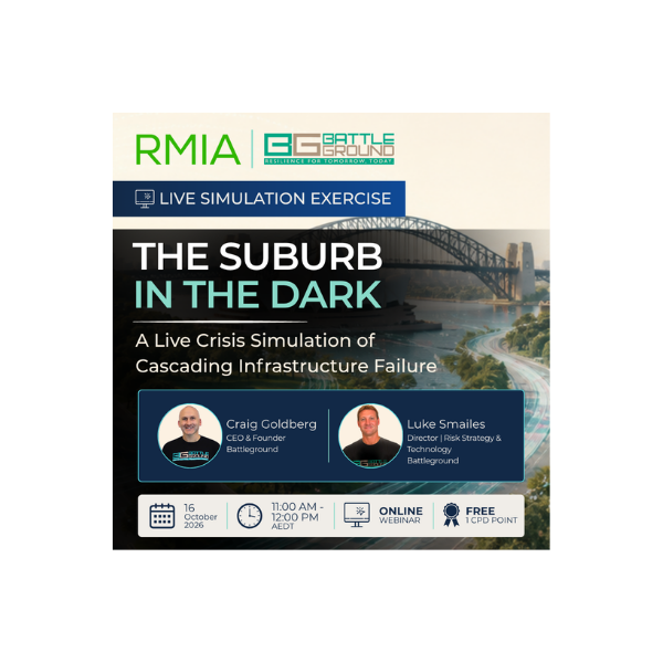 Battleground | Live Simulation Exercise | The Suburb in the Dark: A Live Crisis Simulation of Cascading Infrastructure Failure