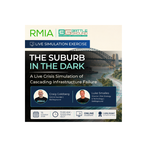 Battleground | Live Simulation Exercise | The Suburb in the Dark: A Live Crisis Simulation of Cascading Infrastructure Failure