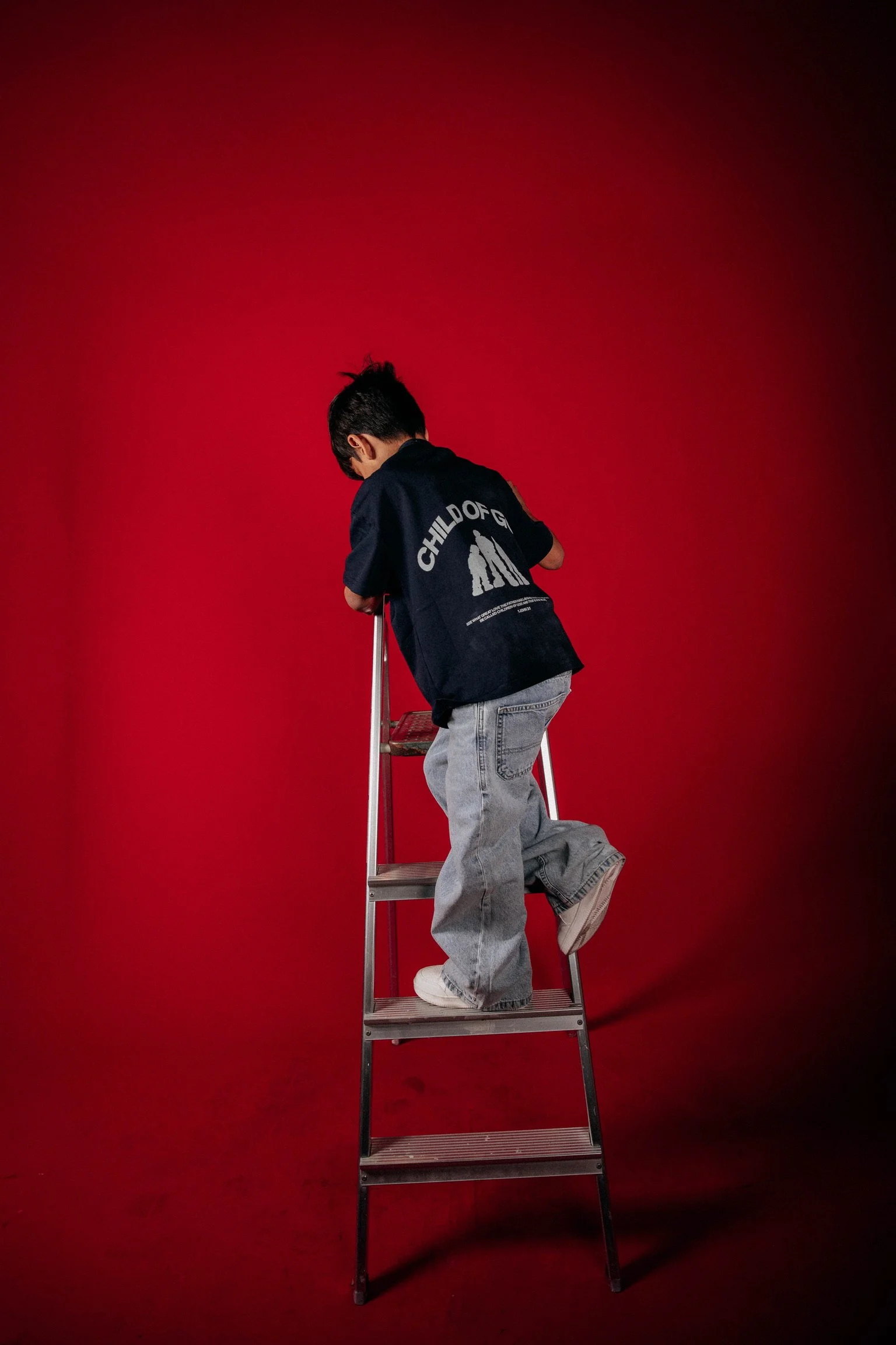 Lavished - Kids Tee - Navy Blue | Emunah Yahweh