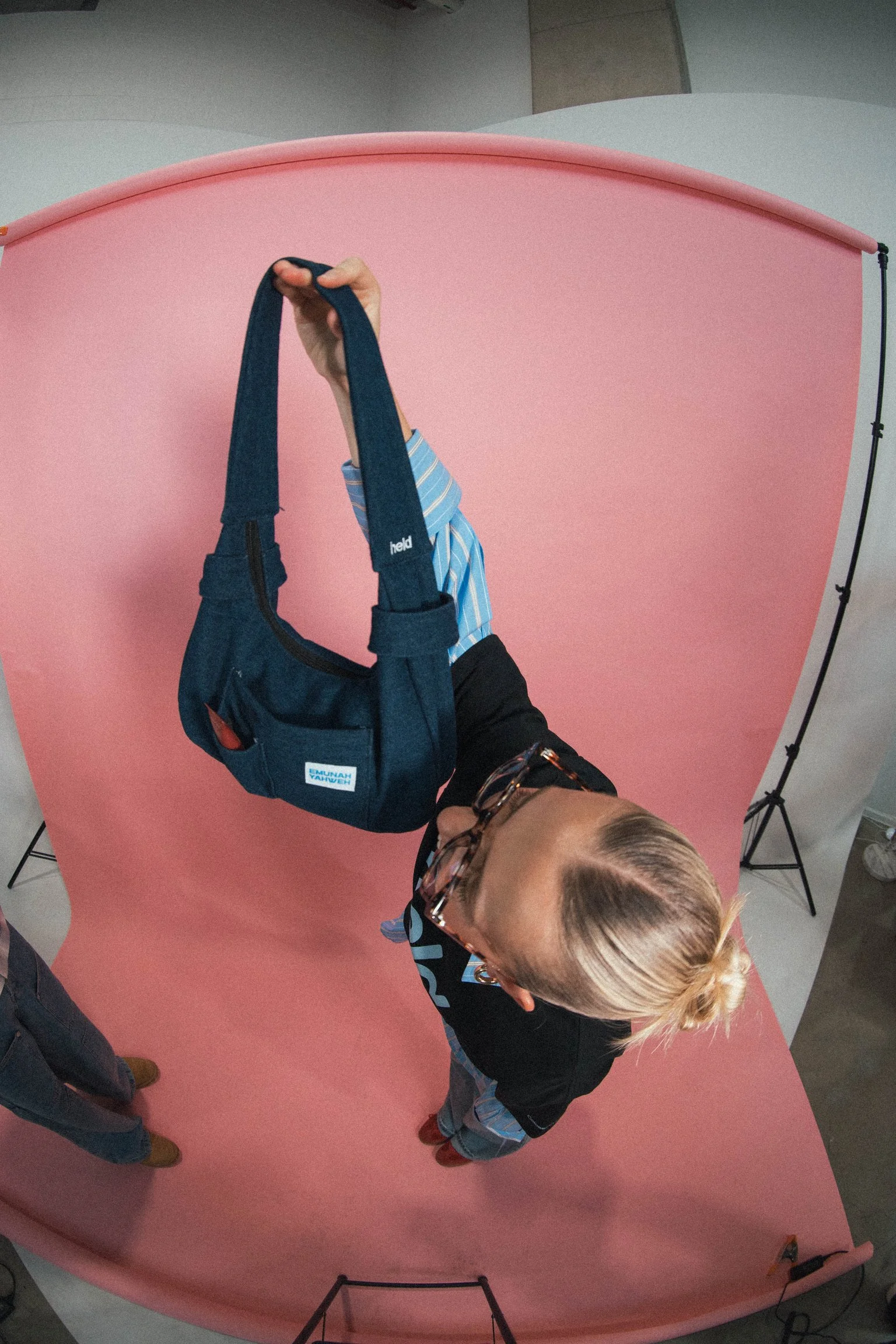 Held - Denim Handbag - Dark Blue | Emunah Yahweh