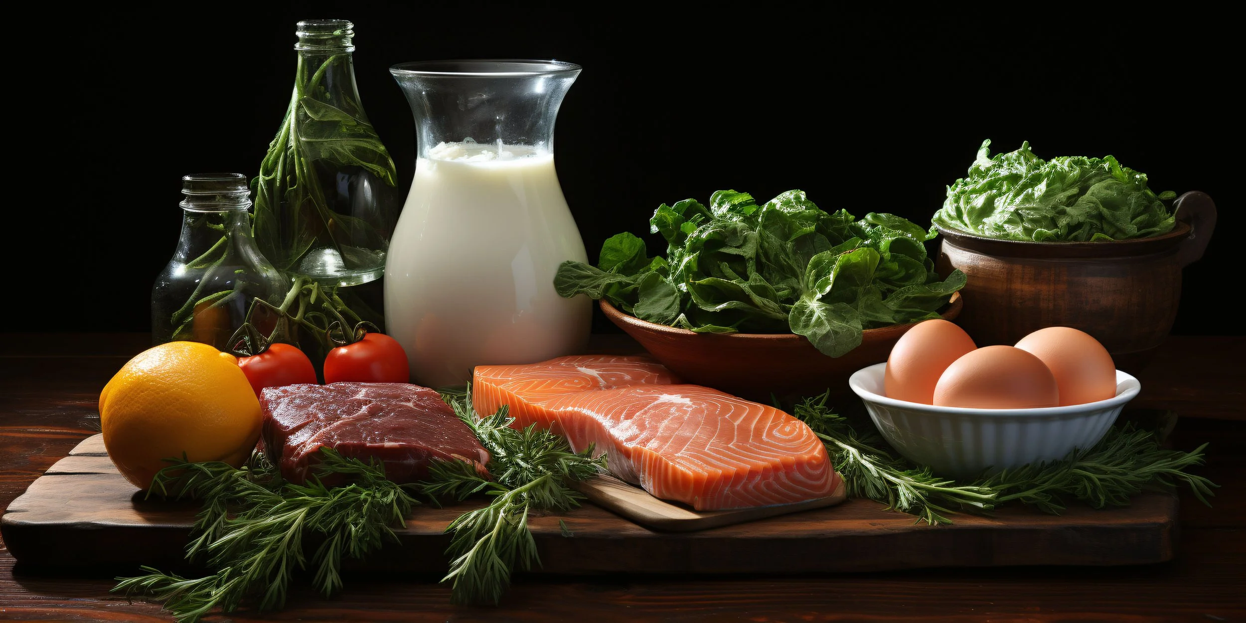 vecteezy_ai-generated-arrangement-of-raw-meat-milk-eggs-and_36471269.jpg