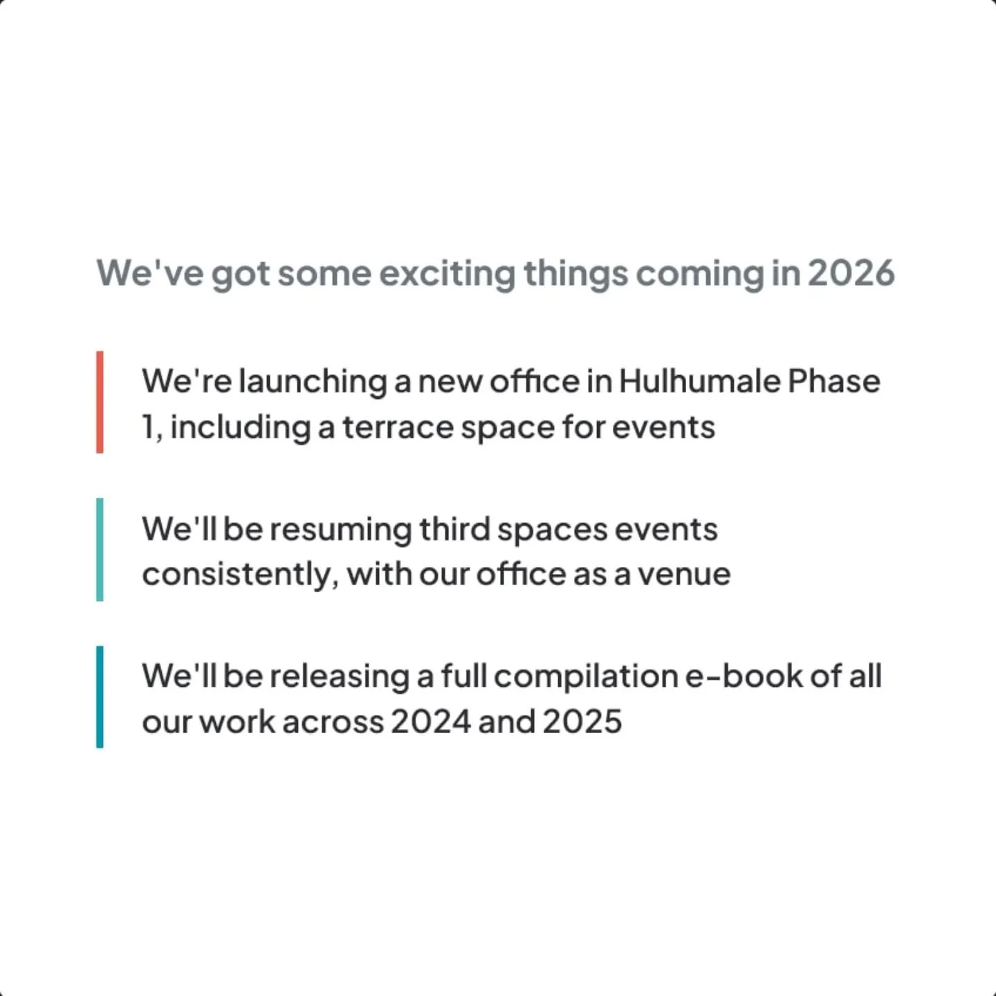 We're awake and things are happening #soon