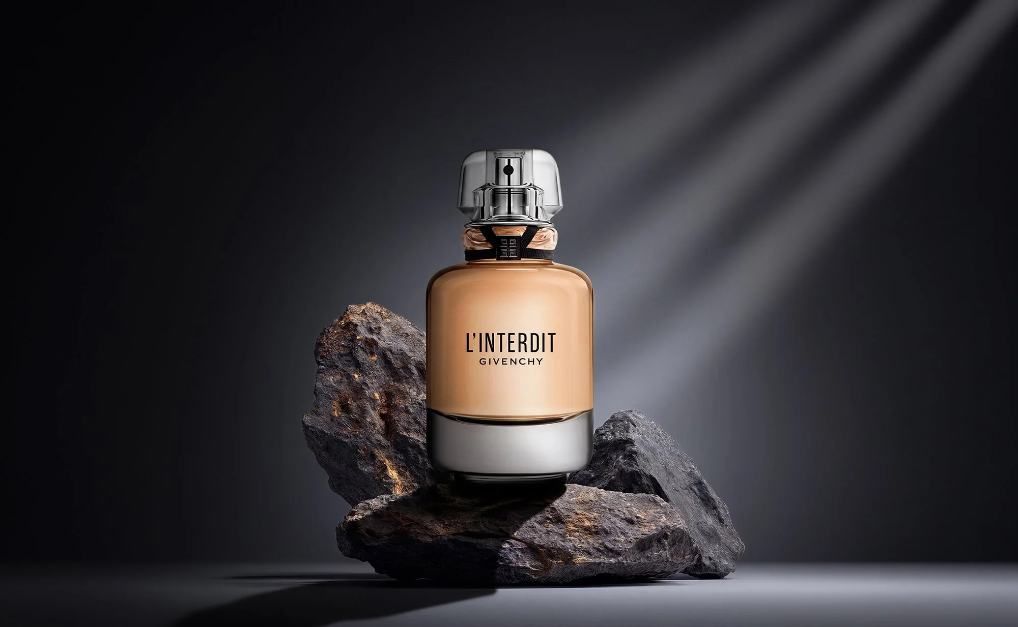 Aftershave sat on rock