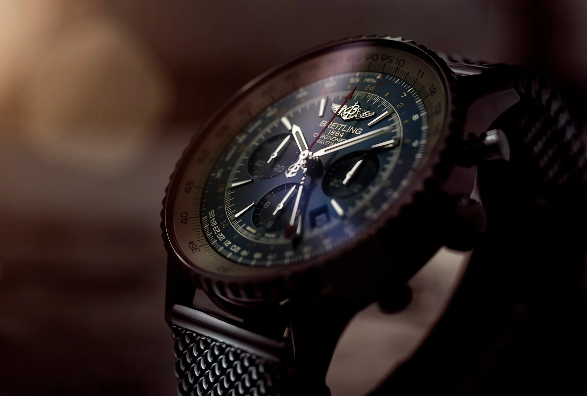 Breitling Watch Navitimer closeup
