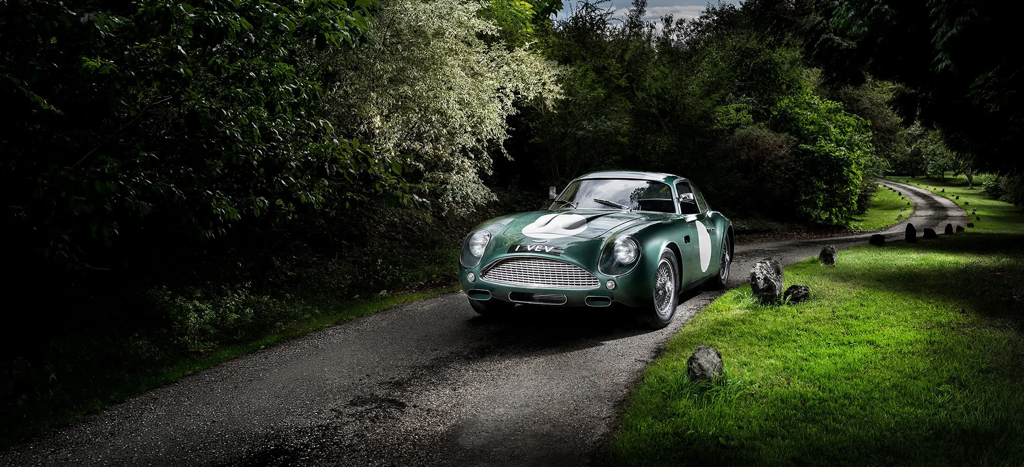 Aston Martin Zagato car photography.