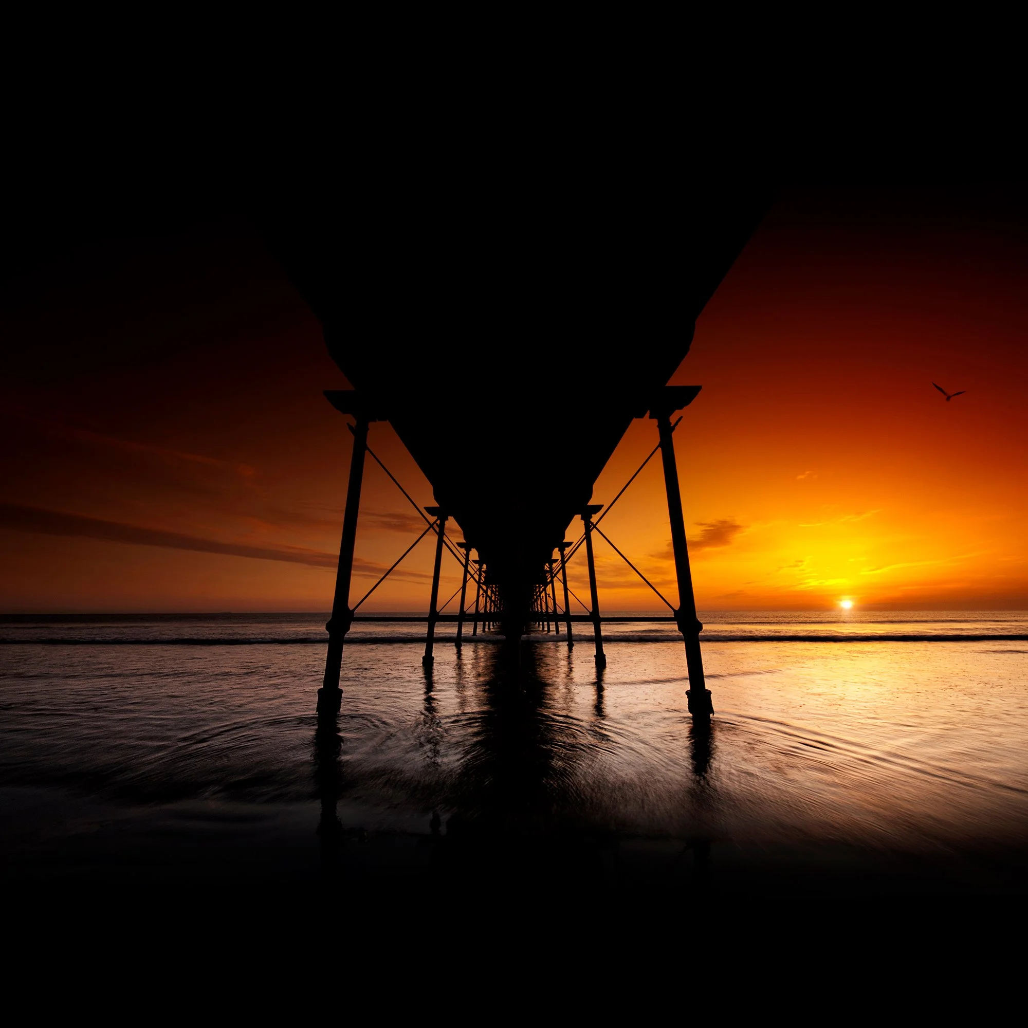 Pier at sunrise