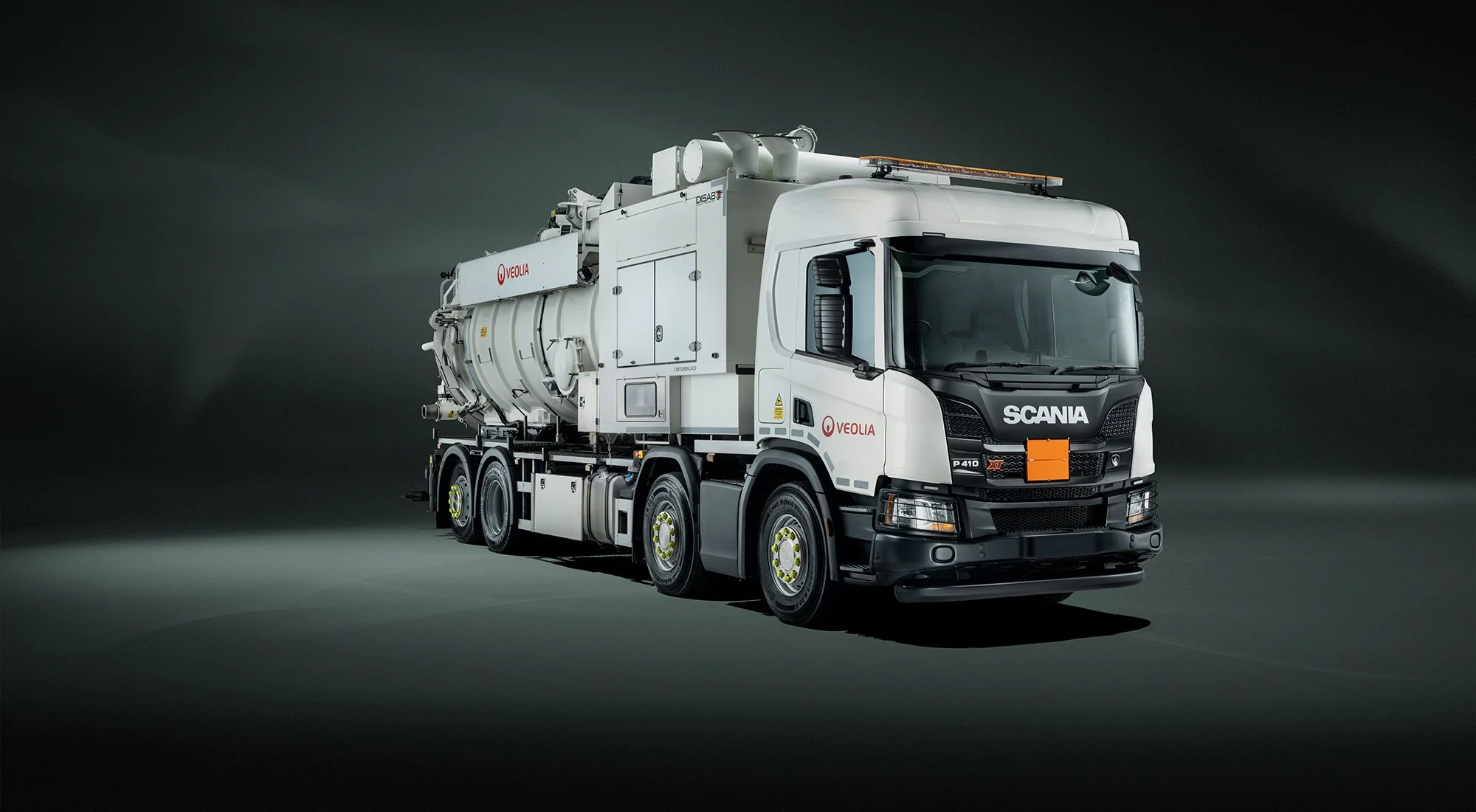 DiSab truck photographed in studio.