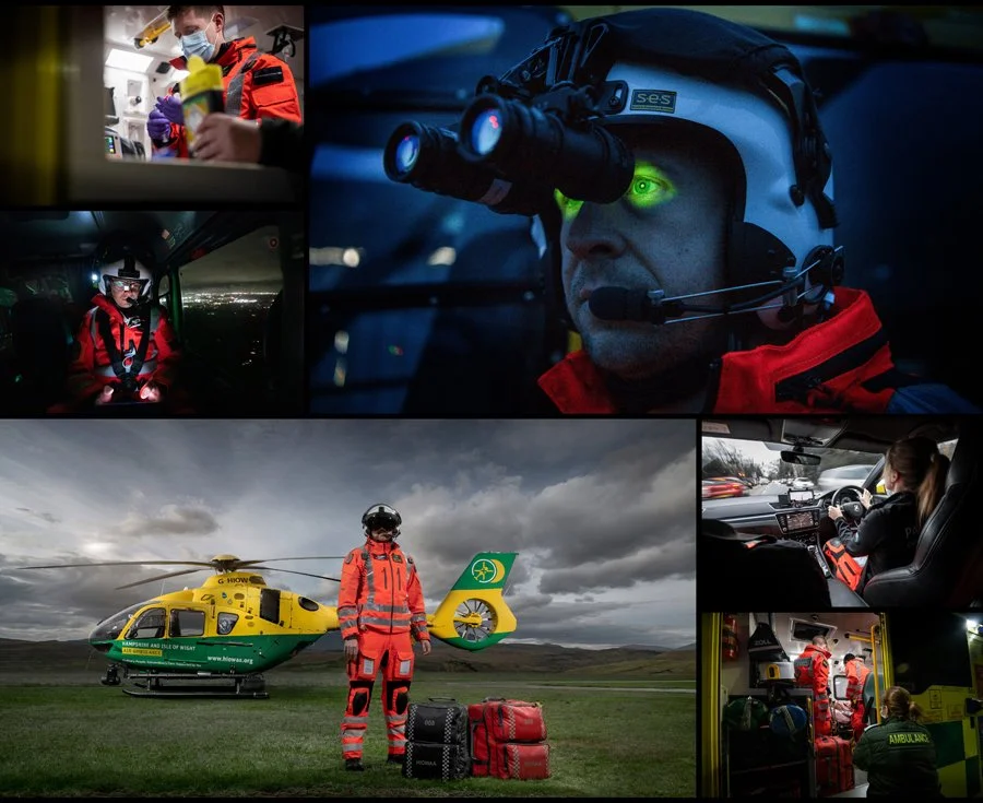 Air Ambulance operations photography showing the day to day activity of HELIMED crews.