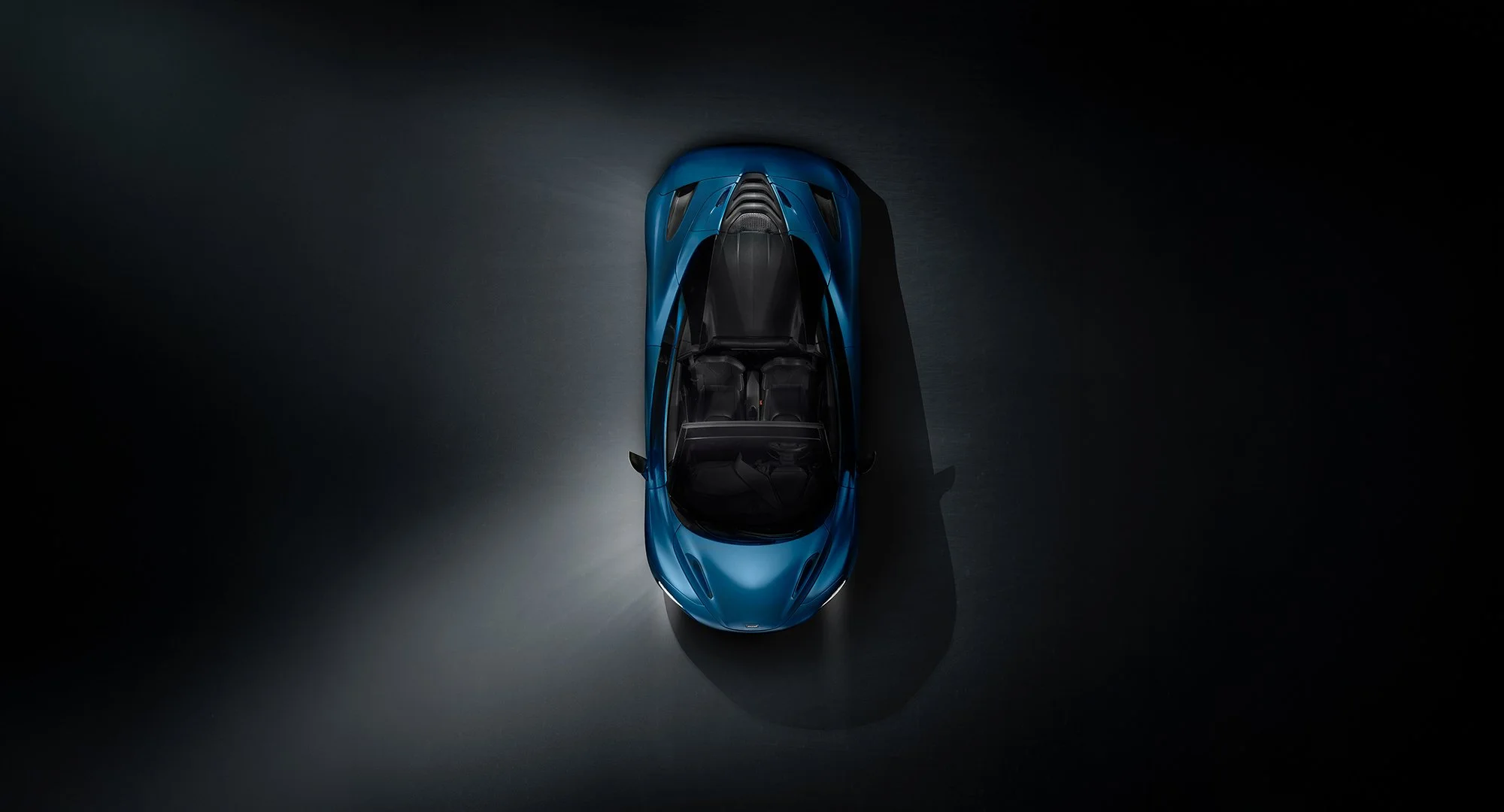 McLaren 720s Car Photography, Overhead View.