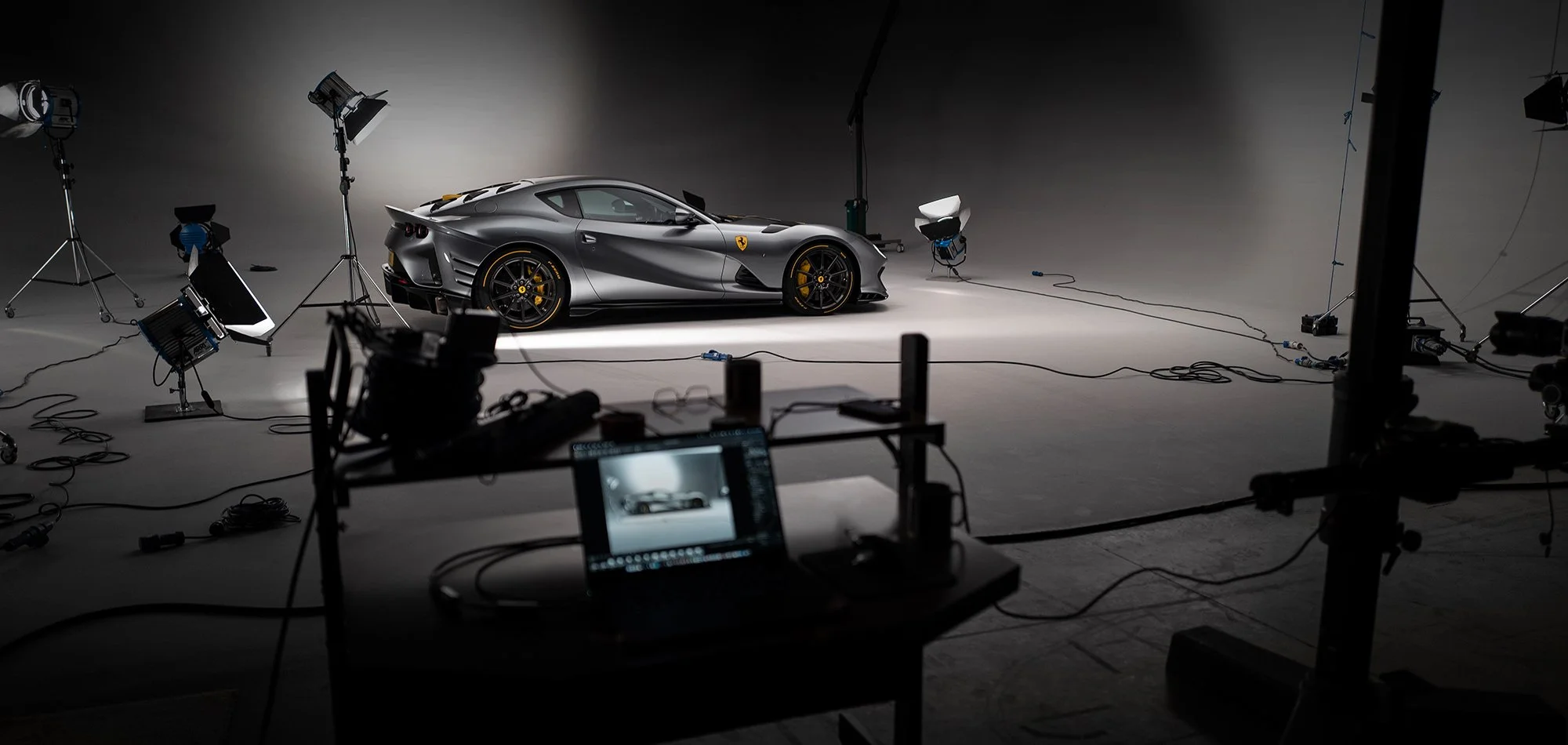 Car Photographer Tim Wallace In Studio BTS