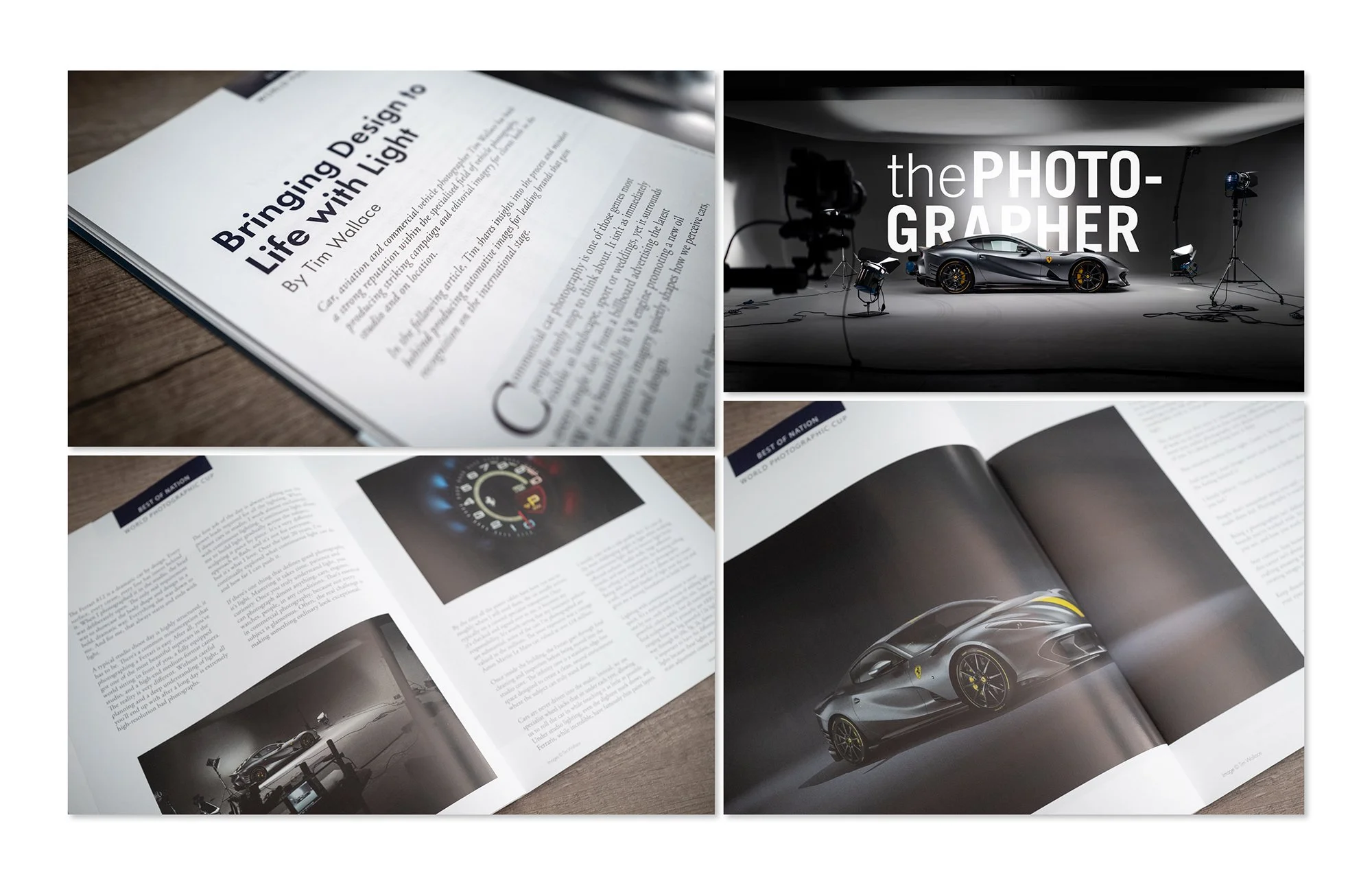 Magazine article by Photographer Tim Wallace for 'The BIPP'