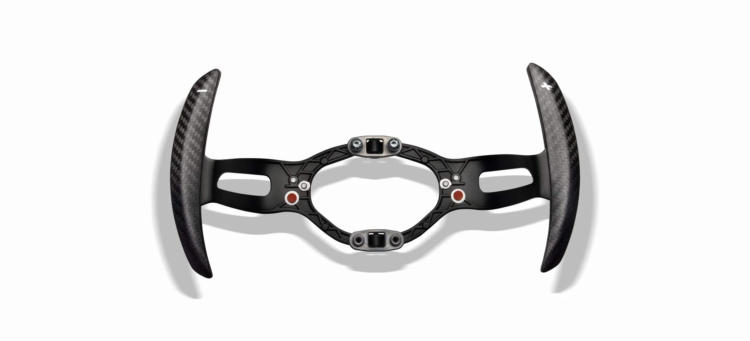 McLaren gear shifter paddle on white background, Product photographer, Tim Wallace.