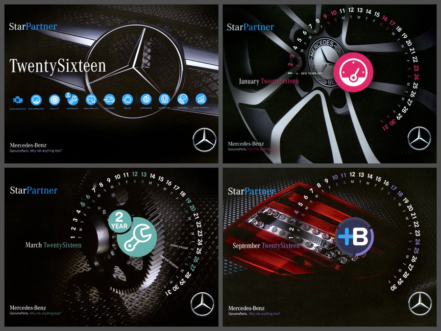 Mercedes Benz calendar
