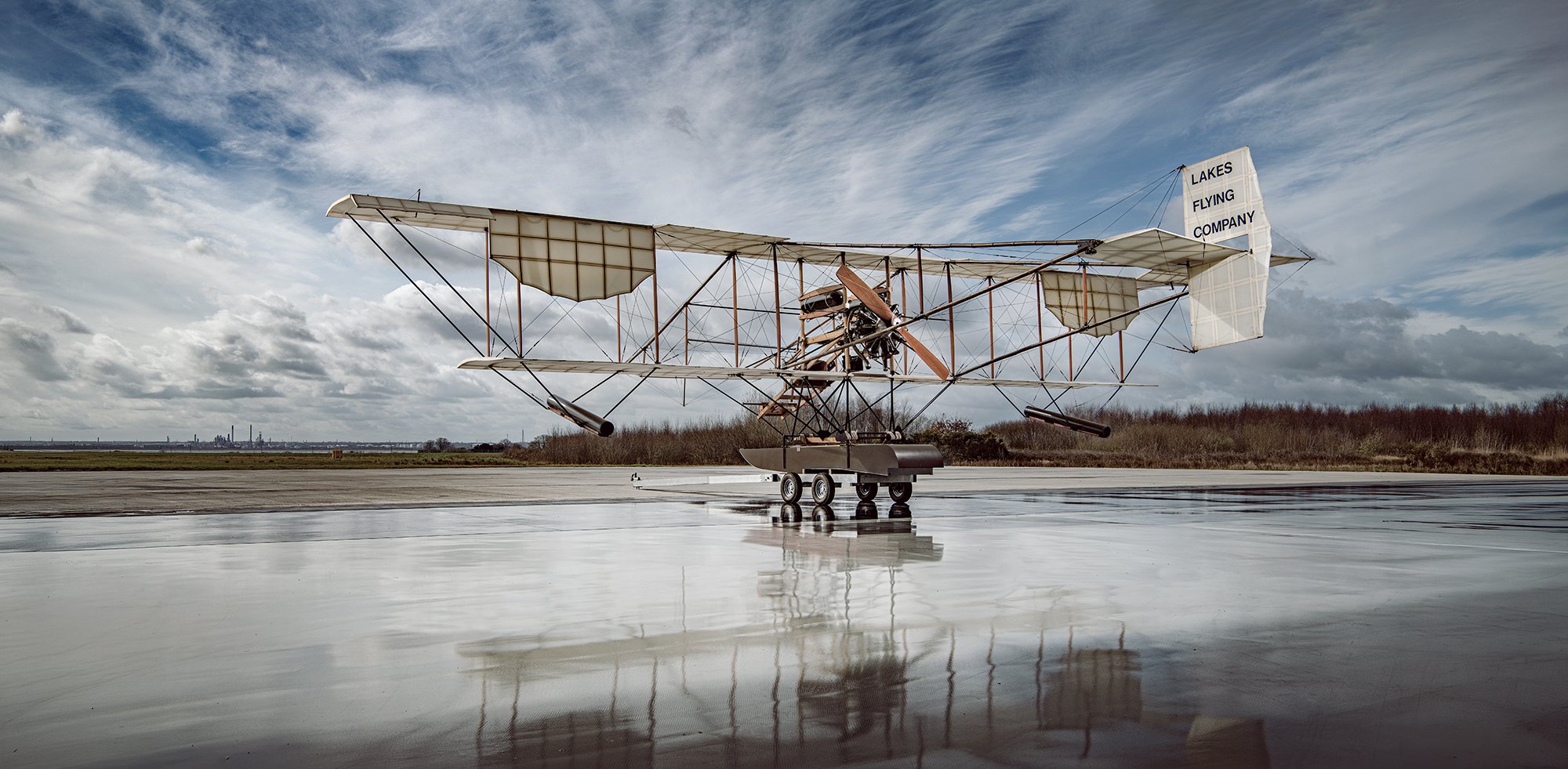 Flying lakes seaplane aviation photography