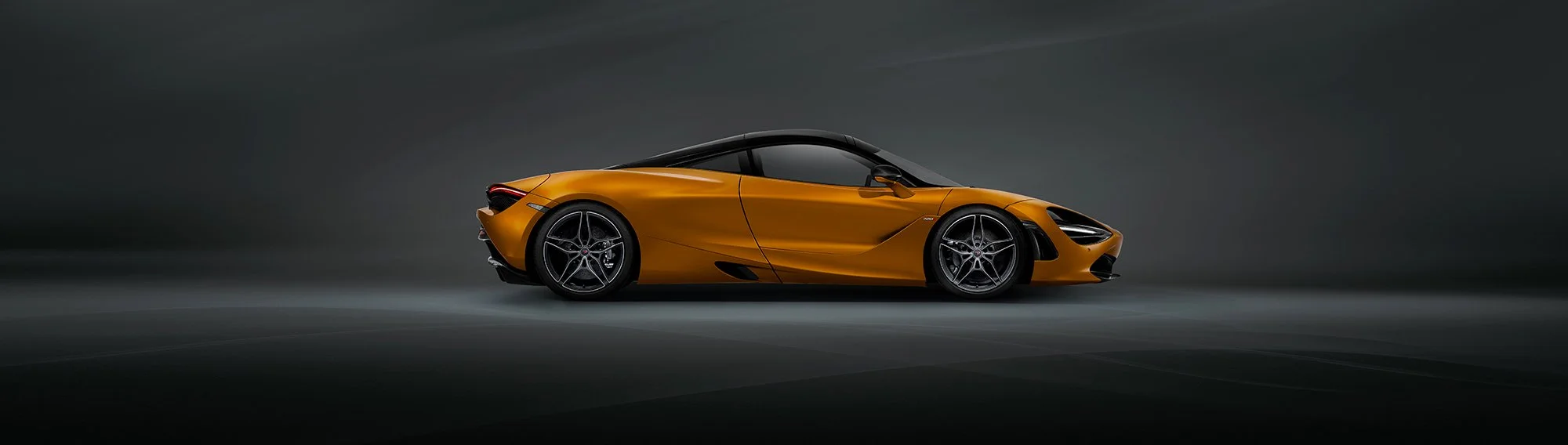 McLaren 720s in studio being photographed.