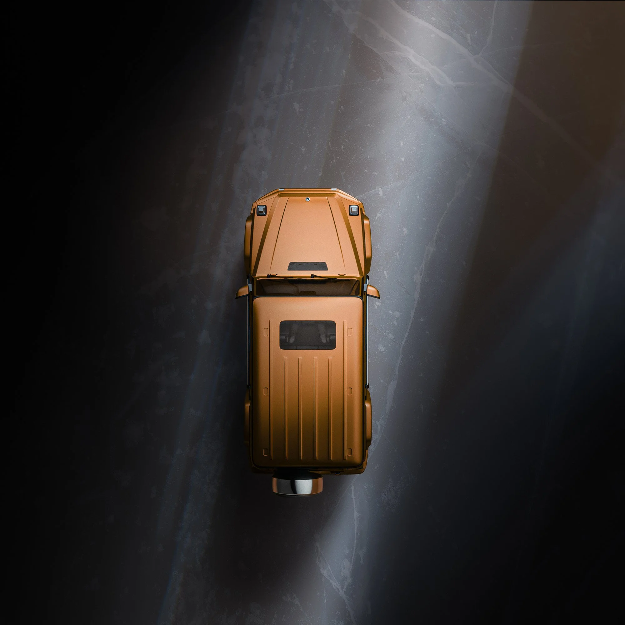 Mercedes G Wagon Overhead View