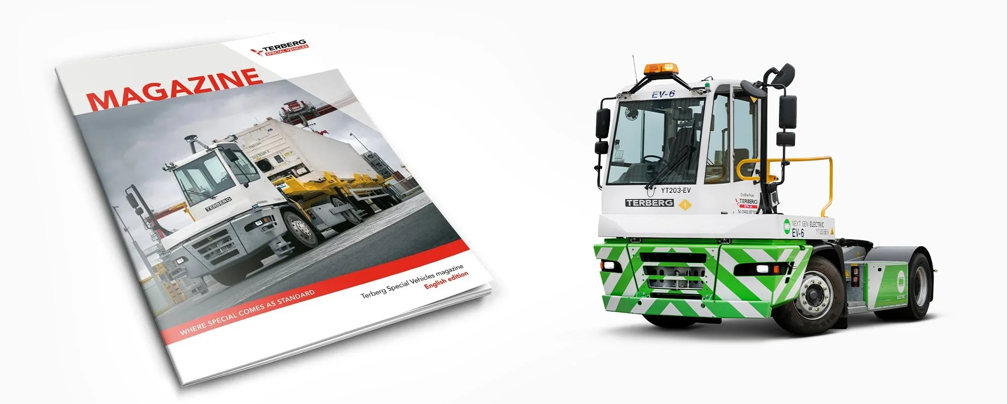 Terberg Truck and magazine cover