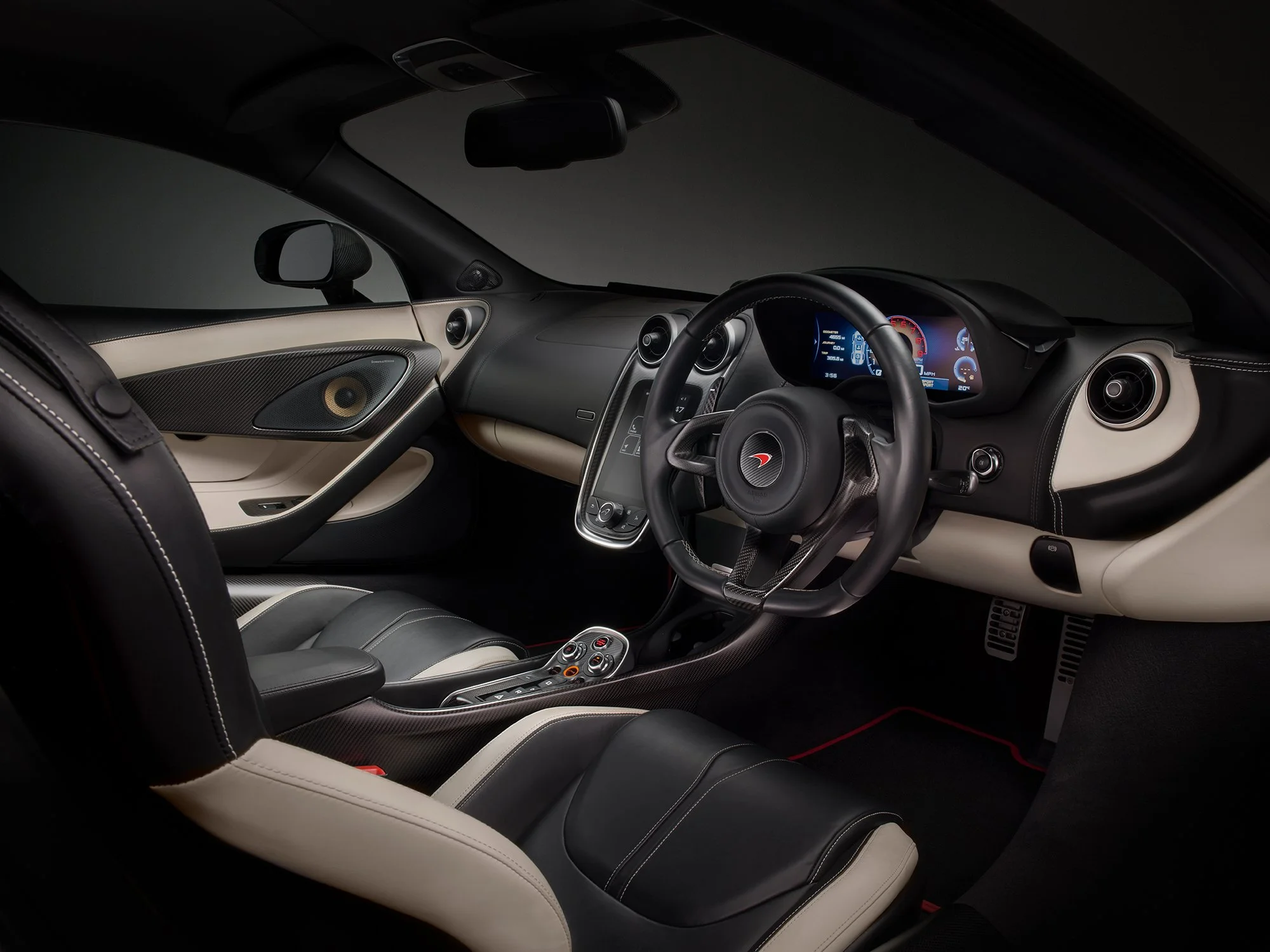 Car Interior Photography of a McLaren