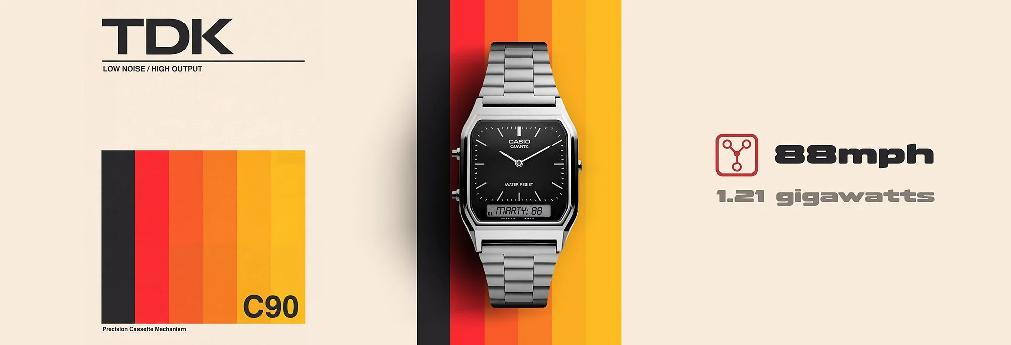 Retro 80s watch