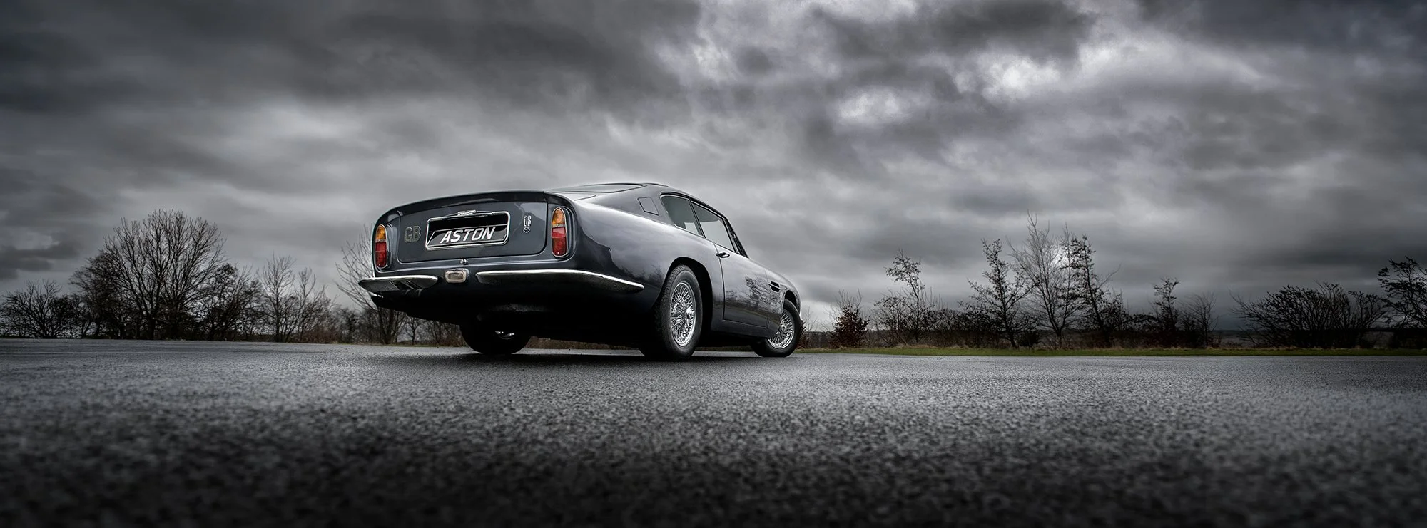 Aston Martin DB6 rear view.