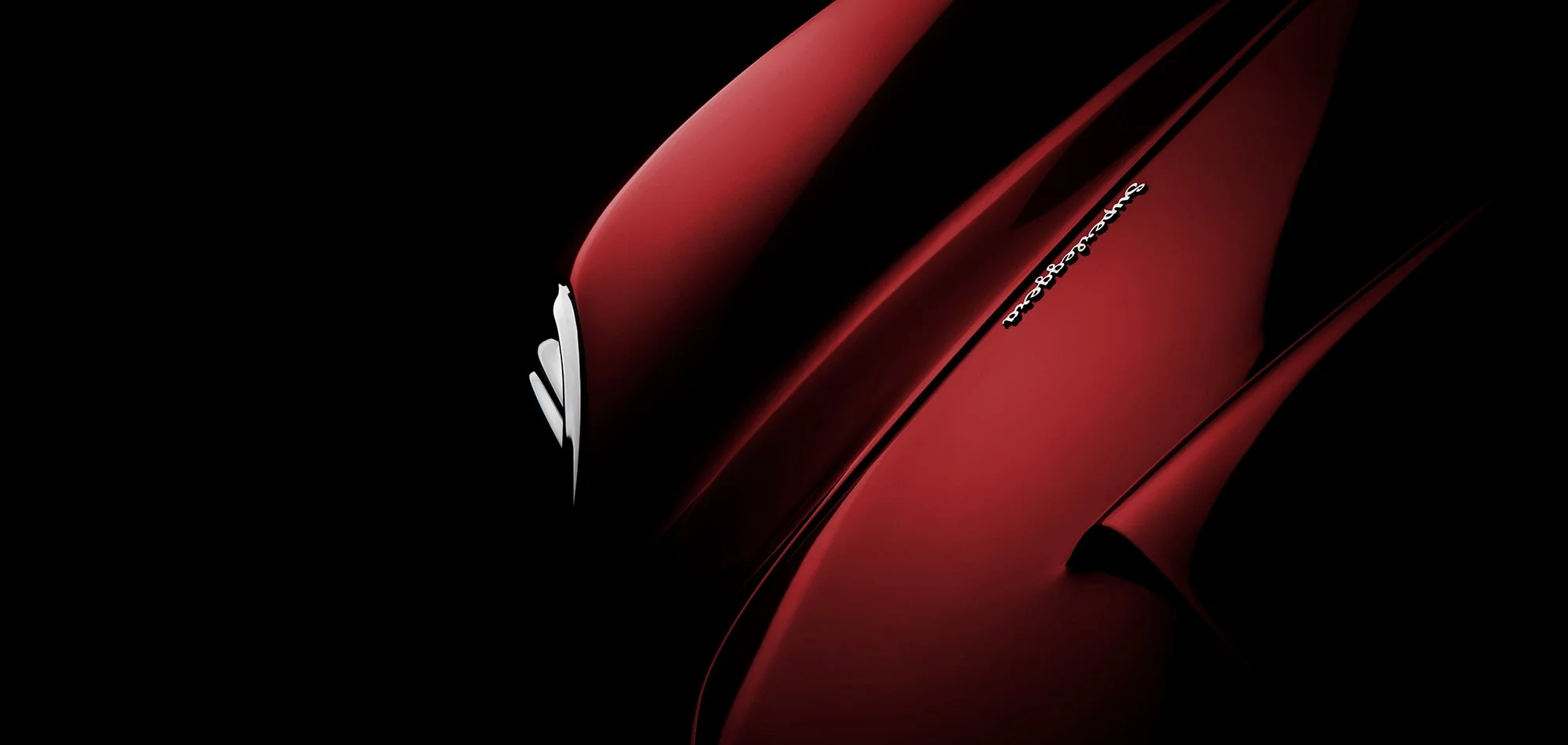 Aston Martin DB5 car bonnet in red
